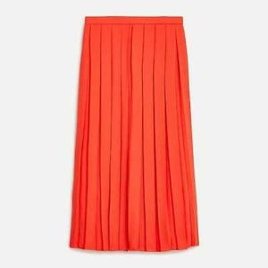 NWT J. CREW | Wide-pleat Midi Skirt 6